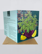 Lemon Verbena Recipe Greeting Card