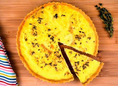 Thyme, Taleggio and Red Onion Tart