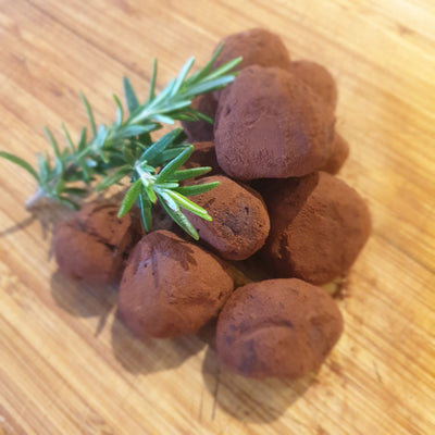 Jekka’s Ginger Rosemary Herb Truffles