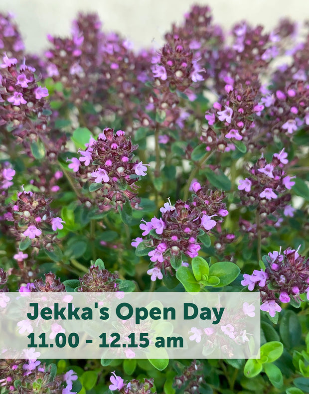 Jekka's Open Day E-Tickets- Friday 3rd May 2024