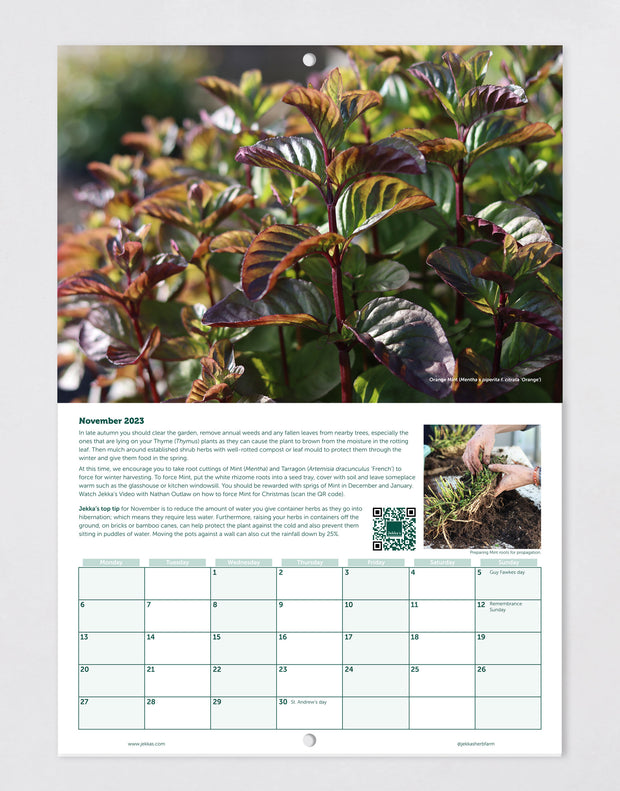 2023 Jekka's Herb Calendar