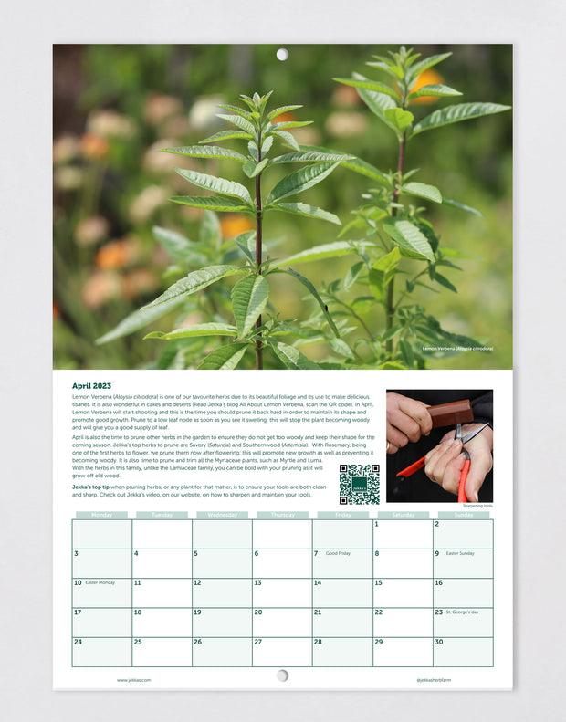 2023 Jekka's Herb Calendar