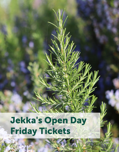 Jekka's Open Day E-Tickets- Friday 28th April 2023