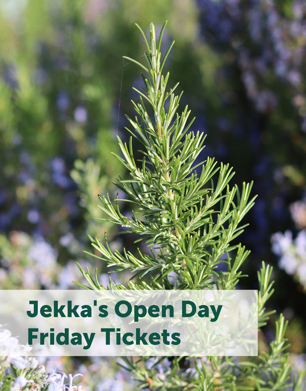 Jekka's Open Day E-Tickets- Friday 28th April 2023