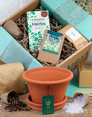 Jekka's Whichford Pottery Gardeners Gift Box (1 Half Pot)