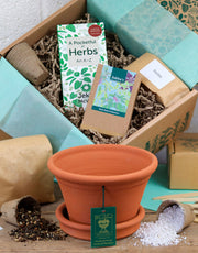 Jekka's Whichford Pottery Gardeners Gift Box (1 Half Pot)