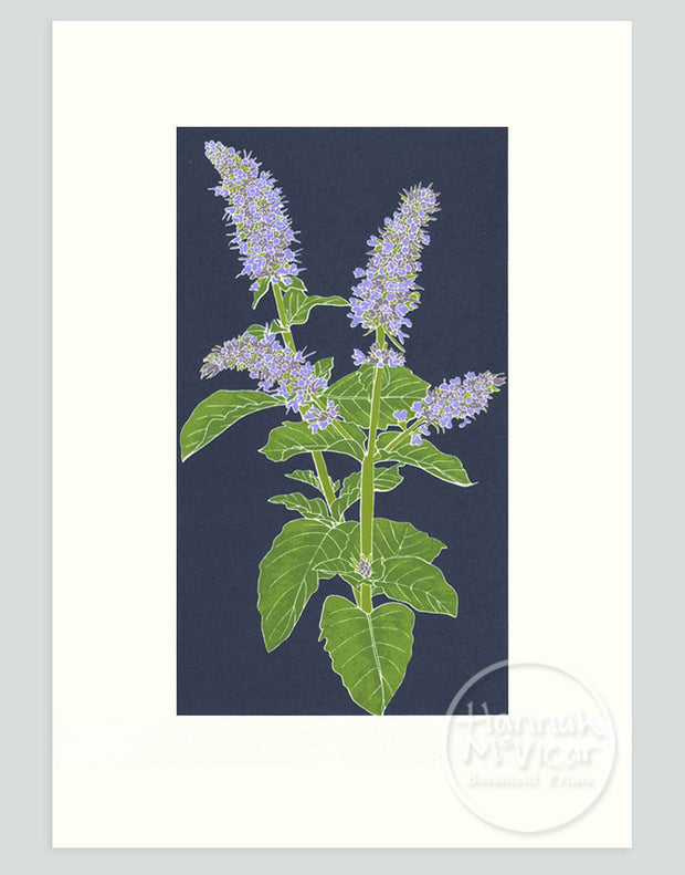 Mint Screenprint